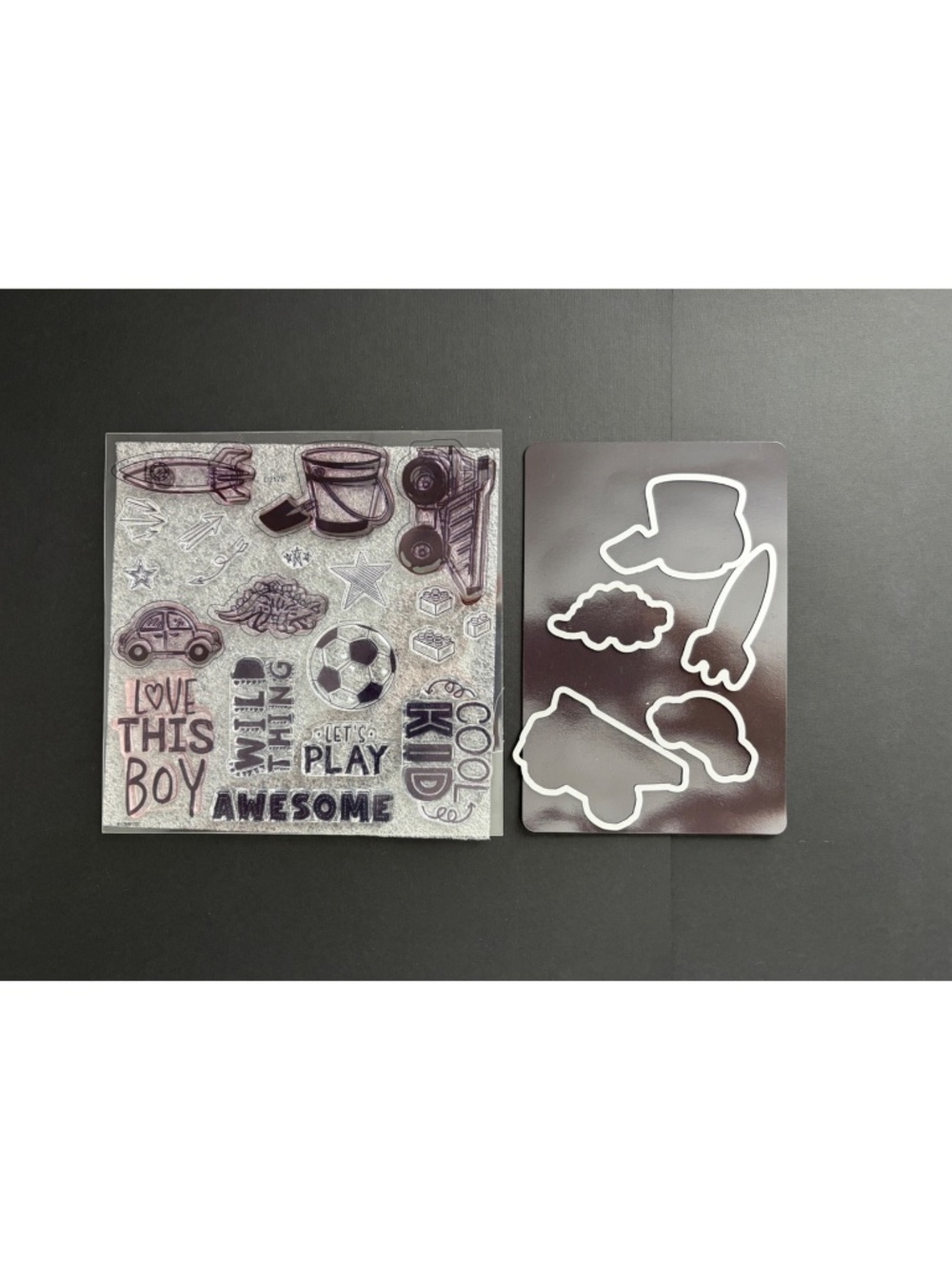 Close To My Heart Let’s Play Stamp + Thin Cuts Die Set Kids Toys